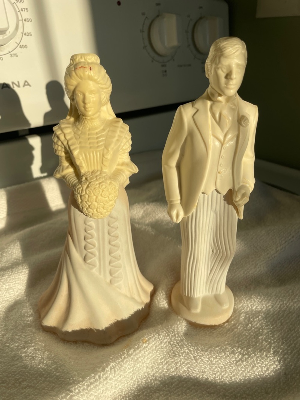 Vintage Avon Perfume Bride and Groom